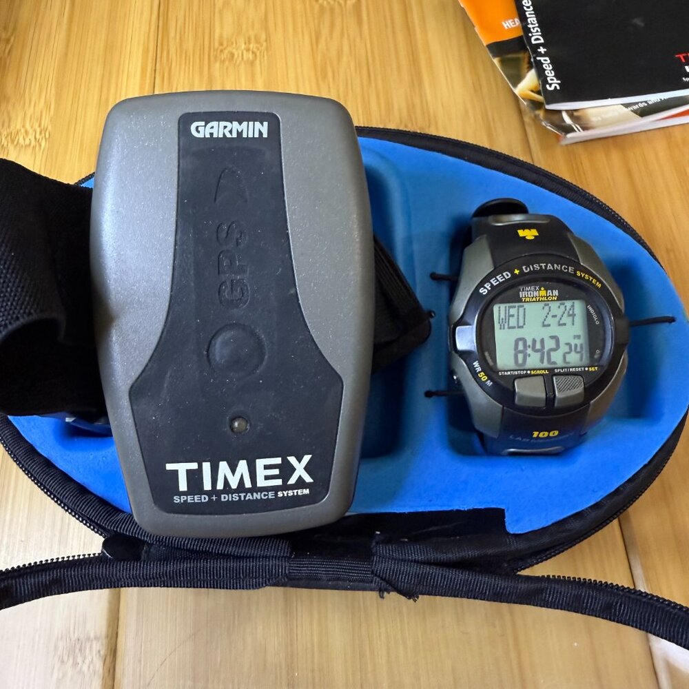 Timex Speed + Distance System Watch w/ Garmin 850 GPS IOB - Picture 2 of 6